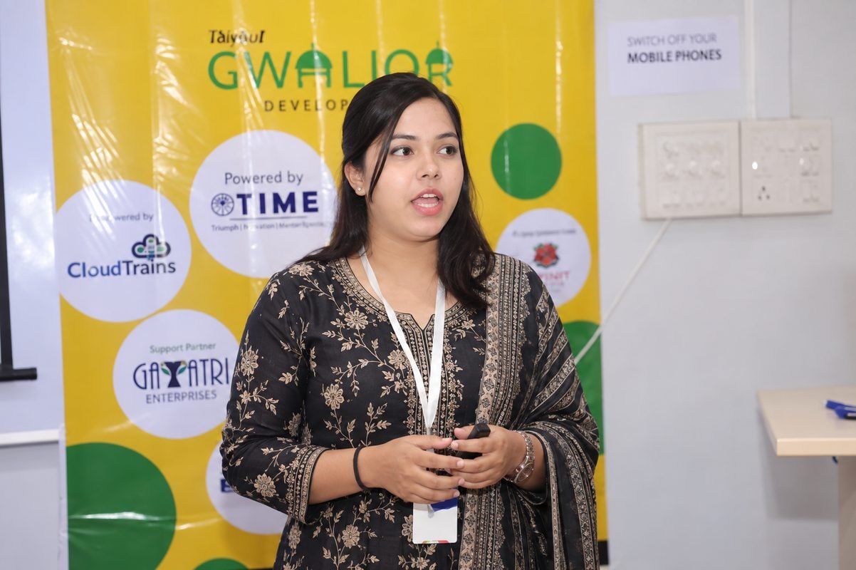 Gwalior Developers Meetup, Speaker, powered by CloudTrains